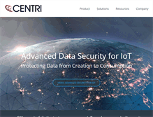 Tablet Screenshot of centritechnology.com